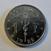 1 franc 1922 belgique : 6 pièces : 1 € pièce pas cher