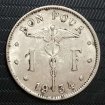 1 franc 1934 belgique : 8 pièces : 1 € pièces pas cher