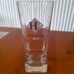 1 verre publicitaire hennessy glace