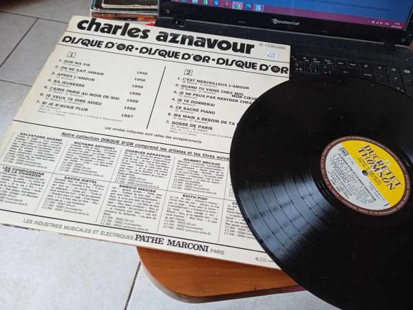 Vente 33t " charles aznavour "