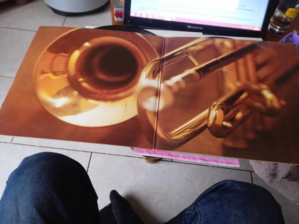 33t " trompete und posaume in gold " pas cher