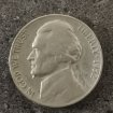 5 cents "jefferson nickel" 1er portrait 1964