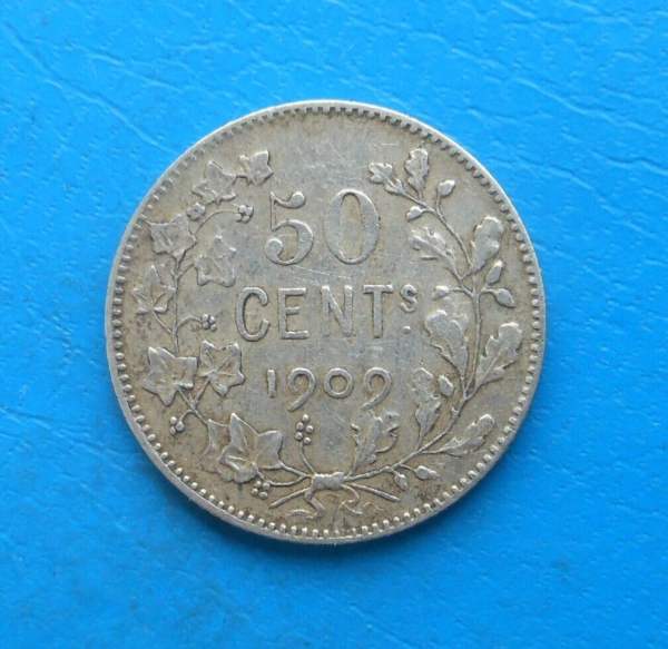 Vente 50 centimes - 1909 belgique