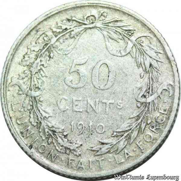 Annonce 50 centimes - 1910 belgique