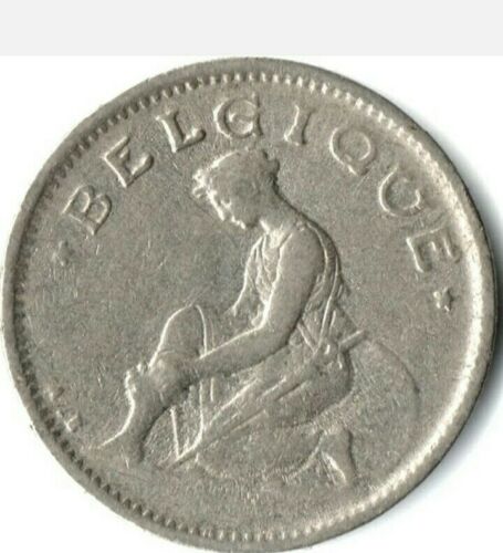 50 cents 1922 belgique : 7 pièces : 1 € pièce