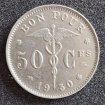 50 cents 1930 belgique : 8 pièces : 2 € pièce occasion