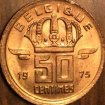 50 cents 1975 belgique : 6 pièces : 0,30 € pièce pas cher
