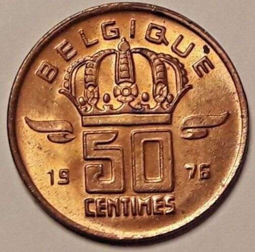 Vente 50 cents 1976 belgique : 6 pièces : 0,30 € pièce