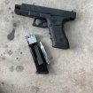 Airsoft glock 17 4,55mm(iron bb's) 3j co2 blowback occasion