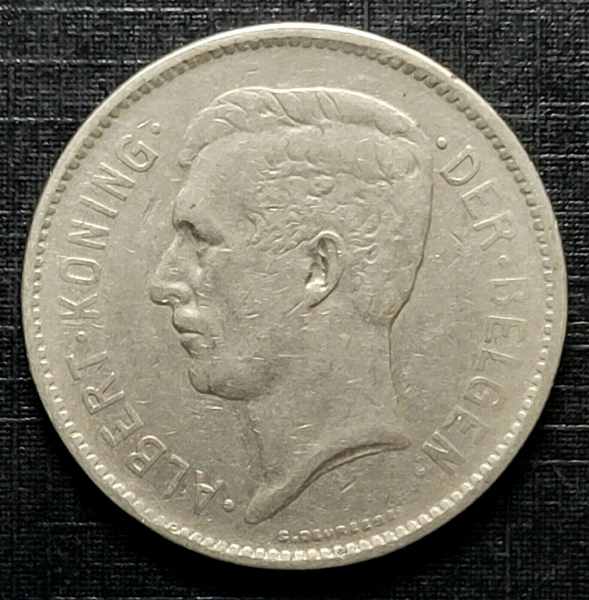 Belgique - 1931 (néerlandais) 5 francs pas cher