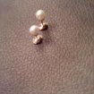 Vente Boucles oreilles en or 18 c et perles de culture