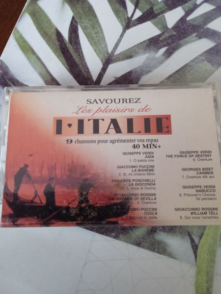 Cassette audio " l'italie"