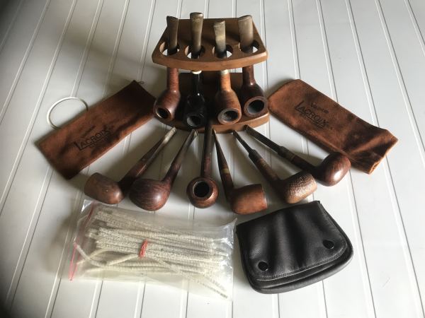 Collection de 10 pipes anciennes pas cher