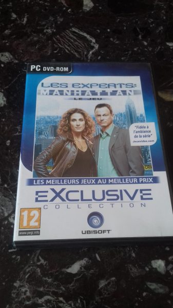 Dvd rom pc ubisoft "les experts manathan "