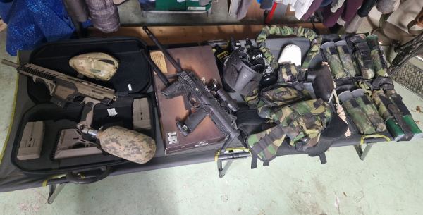 Equipement pour paintball