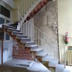Escalier acier et chêne 2 quart tournant + rampe