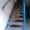 Escalier métallique avec marches antidérapantes pas cher