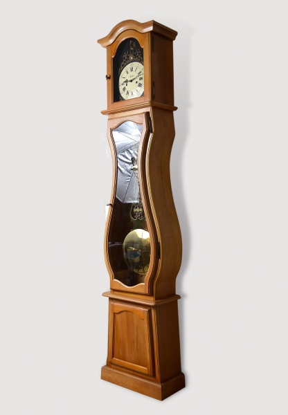 Vente Horloge comtoise morbier décor "coq" grande lyre