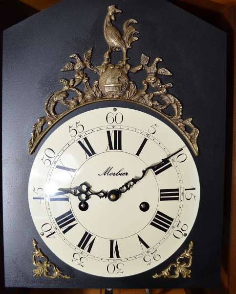 Annonce Horloge comtoise morbier décor "coq" grande lyre