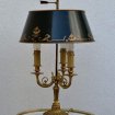 Lampe bouillotte style empire en bronze doré