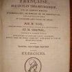 Livre ancien grammaire française 1846 pas cher