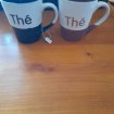 Lot 2 mug en céramique " thé "
