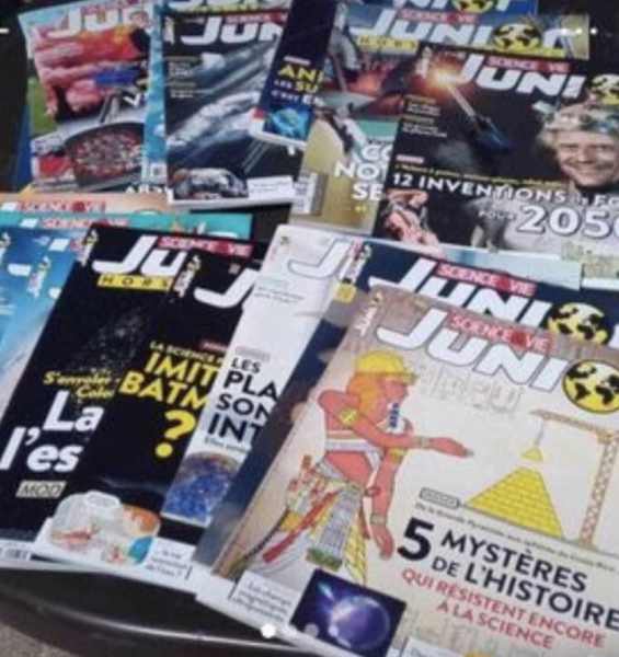 Lot 50 magazines science et vie junior