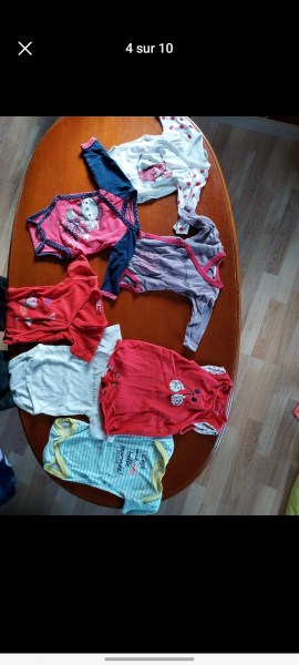 Vente Lot vêtements bébés 3 mois