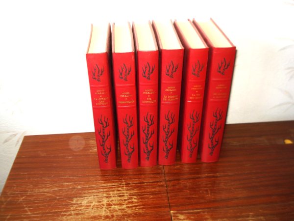 Louis pergaud en 6 volumes, édition du cinquantena