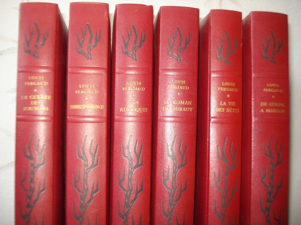 Vente Louis pergaud en 6 volumes, édition du cinquantena