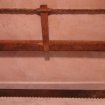Scie à cadre, ancien rustique, bois 168 cm pas cher
