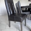 Annonce Table / 6 chaises cuir et table basse