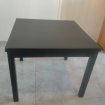 Vente Table extensible ikea noir