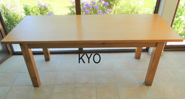 Vente Table rectangulaire bois, 84x200 cm -très bon état