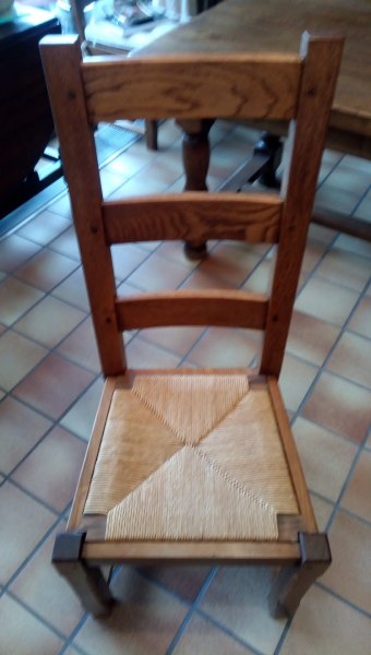 Vente Table rectangulaire chêne avec 6 chaises