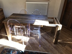 Tables en vieux bois sur mesure
