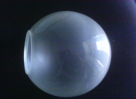 Globe en verre opaque