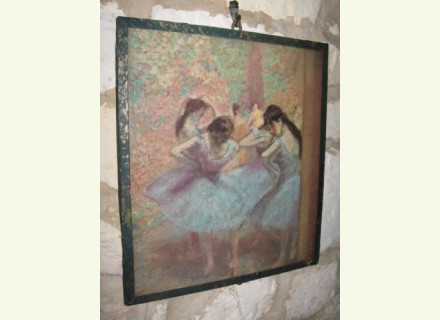 Ancien tableau danseuse