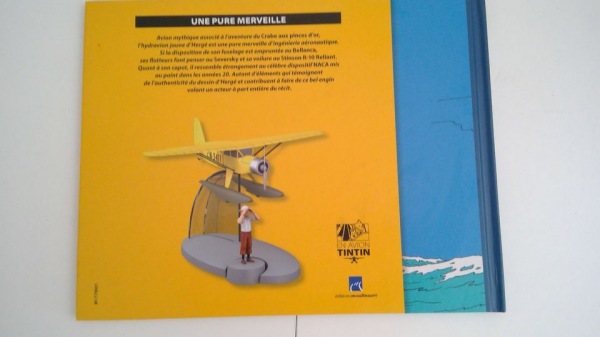 Vente Tintin l'hydravion jaune du crabe aux princes d'or
