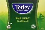 Vente tetley boîte de 100 sachets tir press sans protect arôme thé vert classique 150 