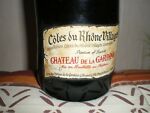 Vente vin cÔtes du rhÔne village château de la gardine année 1985 bouteille numéroté