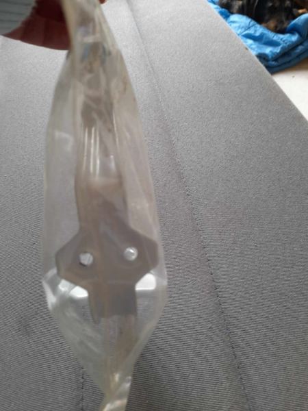 Vente 1 crochet &agrave; fixer - porte manteau blanc en m&eacute;tal