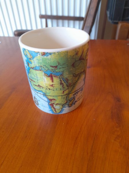Vente 1 mug map monde " cardely 's globe "