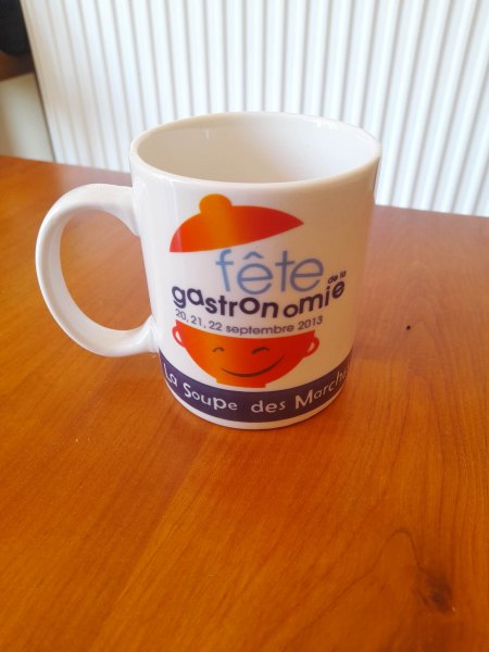 1 mug publicitaire f&ecirc;te de la gastronomie -