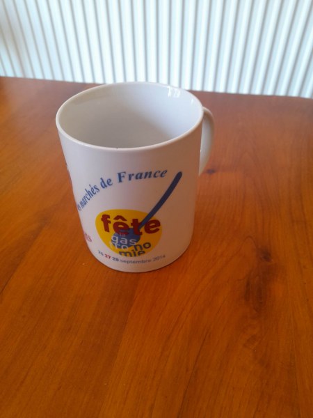 1 mug publicitaire " marché de france" pas cher