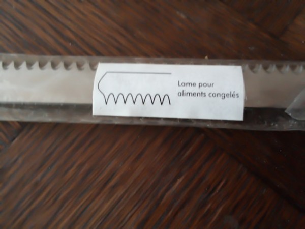 Vente 1 paire de lame pour couteau électrique