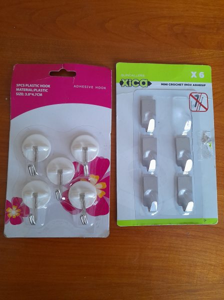 1 paquets de 5 crochets accroche torchon +1gratuit