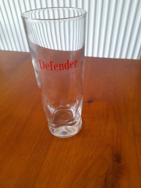 1 verre publicitaire defender