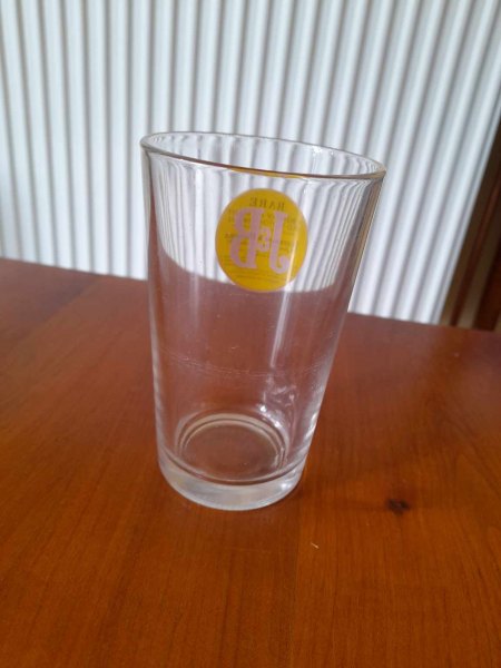 Vente 1 verre publicitaire whisky j&pound;b