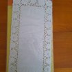 15 napperons papier rectangulaire 34 x 17 cm